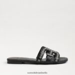 Sam Edelman Bay Fleur Slide-Sandale Frauen Schwarz Schuhwerk 2P8JNV622 - Image 2