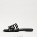 Sam Edelman Bay Fleur Slide-Sandale Frauen Schwarz Schuhwerk 2P8JNV622 - Image 4