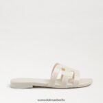 Sam Edelman Bay Jelly Slide-Sandale Frauen modernes Elfenbein Schuhwerk 2P8JNV224 - Image 2