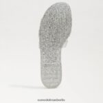 Sam Edelman Bay Jelly Slide-Sandale Frauen Silber Schuhwerk 2P8JNV218 - Image 6