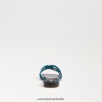 Sam Edelman Bay-Slide-Sandale Frauen Blau/Hudson-Marine Schuhwerk 2P8JNV8 - Image 5