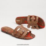 Sam Edelman Bay-Slide-Sandale Frauen cuoio Schuhwerk 2P8JNV19 - Image 7