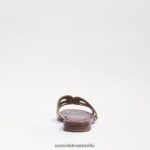 Sam Edelman Bay-Slide-Sandale Frauen geschmolzenes Gold Schuhwerk 2P8JNV15 - Image 5