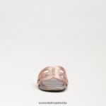 Sam Edelman Bay-Slide-Sandale Frauen Roségold Schuhwerk 2P8JNV17 - Image 3