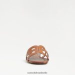 Sam Edelman Bay-Slide-Sandale Frauen Sattelleder Schuhwerk 2P8JNV14 - Image 3