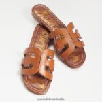 Sam Edelman Bay-Slide-Sandale Frauen Sattelleder Schuhwerk 2P8JNV14 - Image 7