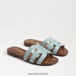 Sam Edelman Bay-Slide-Sandale Frauen Seeschaumblau Schuhwerk 2P8JNV6