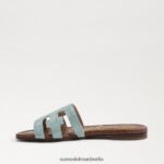 Sam Edelman Bay-Slide-Sandale Frauen Seeschaumblau Schuhwerk 2P8JNV6 - Image 4