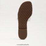 Sam Edelman Bay-Slide-Sandale Frauen strahlend weißes Lackleder Schuhwerk 2P8JNV380 - Image 6