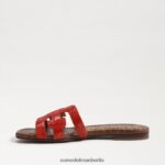 Sam Edelman Bay-Slide-Sandale Frauen Terrakottarot Schuhwerk 2P8JNV23 - Image 4
