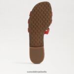 Sam Edelman Bay-Slide-Sandale Frauen Terrakottarot Schuhwerk 2P8JNV23 - Image 6