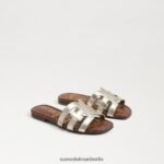 Sam Edelman Bay-Slide-Sandale Kinder geschmolzenes Gold Schuhwerk 2P8JNV889