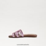 Sam Edelman Bay-Slide-Sandale Kinder lila Quarz Schuhwerk 2P8JNV892 - Image 4