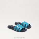 Sam Edelman Bay-Slide-Sandale Kinder Milosblau/Hudsonmarine Schuhwerk 2P8JNV884
