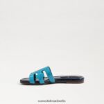 Sam Edelman Bay-Slide-Sandale Kinder Milosblau/Hudsonmarine Schuhwerk 2P8JNV884 - Image 4