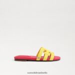 Sam Edelman Bay-Slide-Sandale Kinder Mimose gelb/ultra fuscia Schuhwerk 2P8JNV886 - Image 2