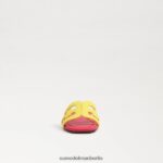 Sam Edelman Bay-Slide-Sandale Kinder Mimose gelb/ultra fuscia Schuhwerk 2P8JNV886 - Image 3