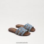 Sam Edelman Bay-Slide-Sandale Kinder Montroseblau Schuhwerk 2P8JNV885
