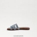 Sam Edelman Bay-Slide-Sandale Kinder Montroseblau Schuhwerk 2P8JNV885 - Image 4