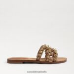 Sam Edelman Bay Soleil Slide-Sandale Frauen cuoio Schuhwerk 2P8JNV508 - Image 2