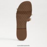 Sam Edelman Bay Soleil Slide-Sandale Frauen cuoio Schuhwerk 2P8JNV508 - Image 6