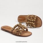 Sam Edelman Bay Soleil Slide-Sandale Frauen cuoio Schuhwerk 2P8JNV508 - Image 7