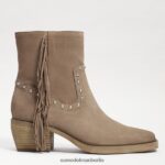 Sam Edelman Bernie Fransenstiefelette Frauen Wildleder aus Zedernholz Schuhwerk 2P8JNV732 - Image 2