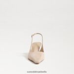 Sam Edelman Bianka Slingback-Pumpe Frauen Cappuccino-Wildleder Schuhwerk 2P8JNV98 - Image 3