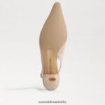 Sam Edelman Bianka Slingback-Pumpe Frauen Cappuccino-Wildleder Schuhwerk 2P8JNV98 - Image 5
