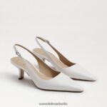 Sam Edelman Bianka Slingback-Pumpe Frauen helles Weiss Schuhwerk 2P8JNV90