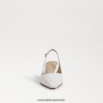 Sam Edelman Bianka Slingback-Pumpe Frauen helles Weiss Schuhwerk 2P8JNV90 - Image 3