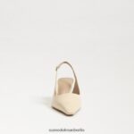 Sam Edelman Bianka Slingback-Pumpe Frauen modernes Elfenbeinpatent Schuhwerk 2P8JNV94 - Image 3