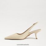 Sam Edelman Bianka Slingback-Pumpe Frauen modernes Elfenbeinpatent Schuhwerk 2P8JNV94 - Image 4