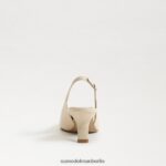 Sam Edelman Bianka Slingback-Pumpe Frauen modernes Elfenbeinpatent Schuhwerk 2P8JNV94 - Image 5
