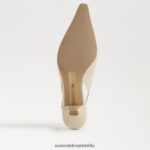 Sam Edelman Bianka Slingback-Pumpe Frauen modernes Elfenbeinpatent Schuhwerk 2P8JNV94 - Image 6