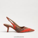 Sam Edelman Bianka Slingback-Pumpe Frauen Orangenmohn Schuhwerk 2P8JNV92 - Image 2