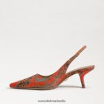 Sam Edelman Bianka Slingback-Pumpe Frauen Orangenmohn Schuhwerk 2P8JNV92 - Image 4