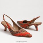 Sam Edelman Bianka Slingback-Pumpe Frauen Orangenmohn Schuhwerk 2P8JNV92 - Image 7