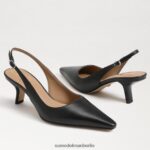Sam Edelman Bianka Slingback-Pumpe Frauen schwarzes Leder Schuhwerk 2P8JNV89 - Image 7