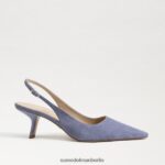 Sam Edelman Bianka Slingback-Pumpe Frauen staubiges violettes Wildleder Schuhwerk 2P8JNV96 - Image 2