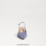 Sam Edelman Bianka Slingback-Pumpe Frauen staubiges violettes Wildleder Schuhwerk 2P8JNV96 - Image 3