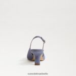 Sam Edelman Bianka Slingback-Pumpe Frauen staubiges violettes Wildleder Schuhwerk 2P8JNV96 - Image 5