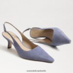 Sam Edelman Bianka Slingback-Pumpe Frauen staubiges violettes Wildleder Schuhwerk 2P8JNV96 - Image 7