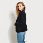 Sam Edelman Bri-Blazer Frauen Schwarz Bekleidung 2P8JNV1295 - Image 2