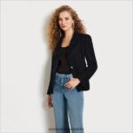 Sam Edelman Bri-Blazer Frauen Schwarz Bekleidung 2P8JNV1295