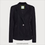 Sam Edelman Bri-Blazer Frauen Schwarz Bekleidung 2P8JNV1295 - Image 5