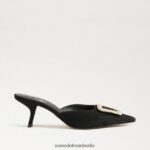 Sam Edelman Brit-Kitten-Heel-Mule Frauen schwarzes Wildleder Schuhwerk 2P8JNV434 - Image 2