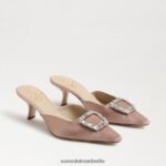 Sam Edelman Brit-Kitten-Heel-Mule Frauen weiche Praline Schuhwerk 2P8JNV432