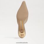 Sam Edelman Brit Tour Kitten Heel Frauen Bernstein Gold Schuhwerk 2P8JNV589 - Image 6