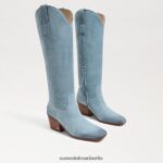Sam Edelman Britten Westernstiefel Frauen Espenhimmel Schuhwerk 2P8JNV813